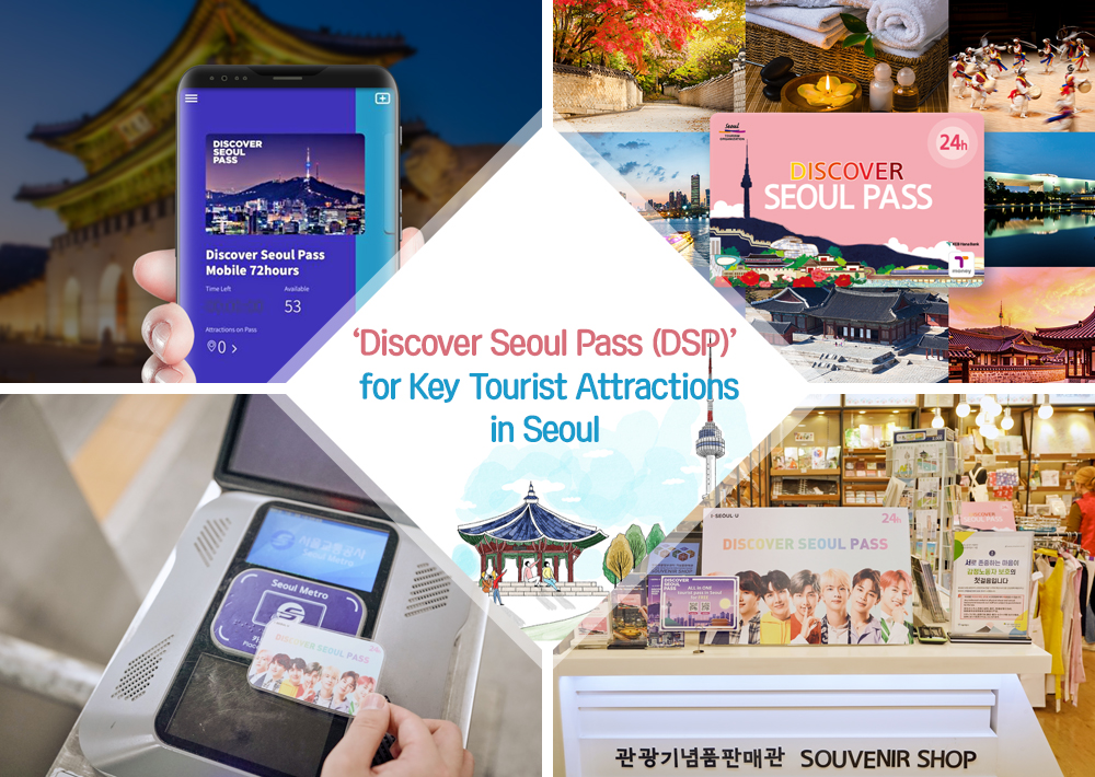 Discover Seoul Pass (DSP) for Key Tourist Attractions in Seoul 