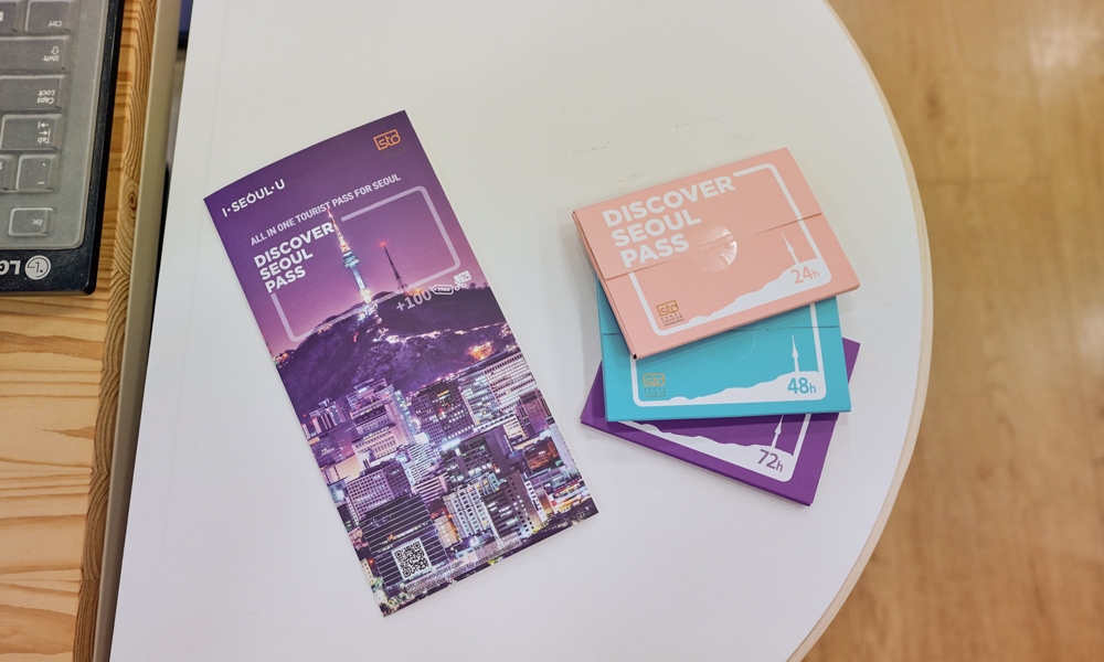 Various brochure of Discover Seoul Pass