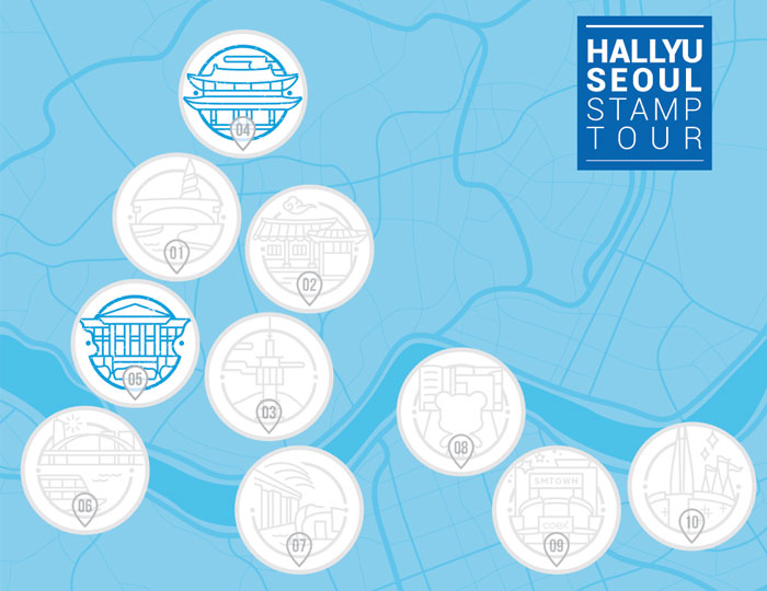 hallyu seoul stamp tour