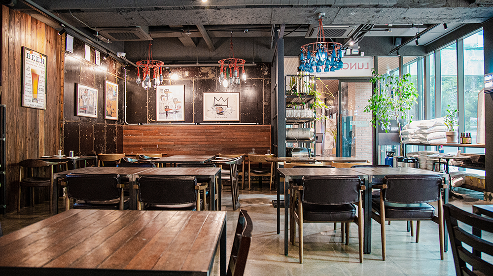 Interior of Indie Beer Factory