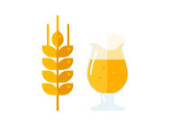 Wheat Stalk & Beer