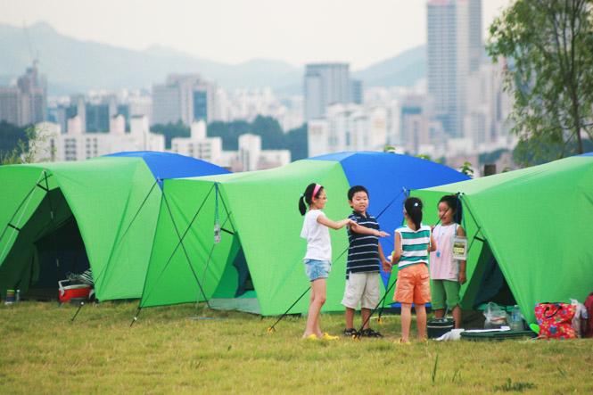 노을공원 캠핑장