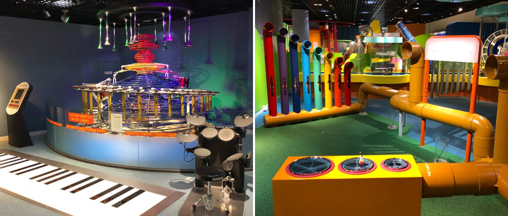 1) Sensory Playground of the National Children’s Science Center 1, 2) Sensory Playground of the National Children’s Science Center