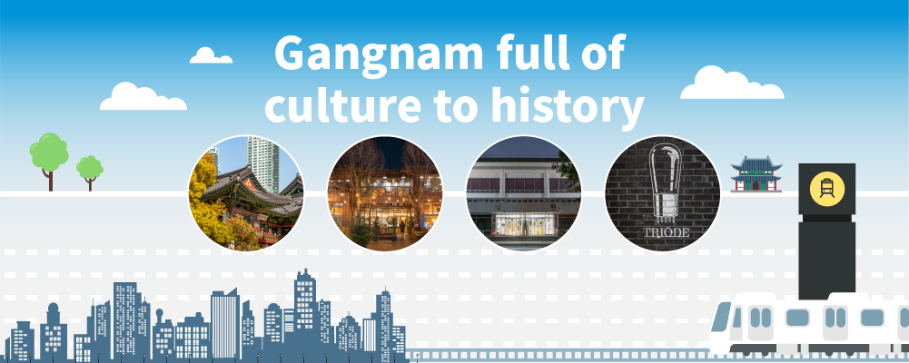 Gangnam full of culture to history