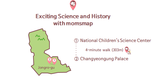 Exciting science and history with momsmap 1. National ChildrensScience Center (4-minute walk(303m)) 2. Changyeongung Palace