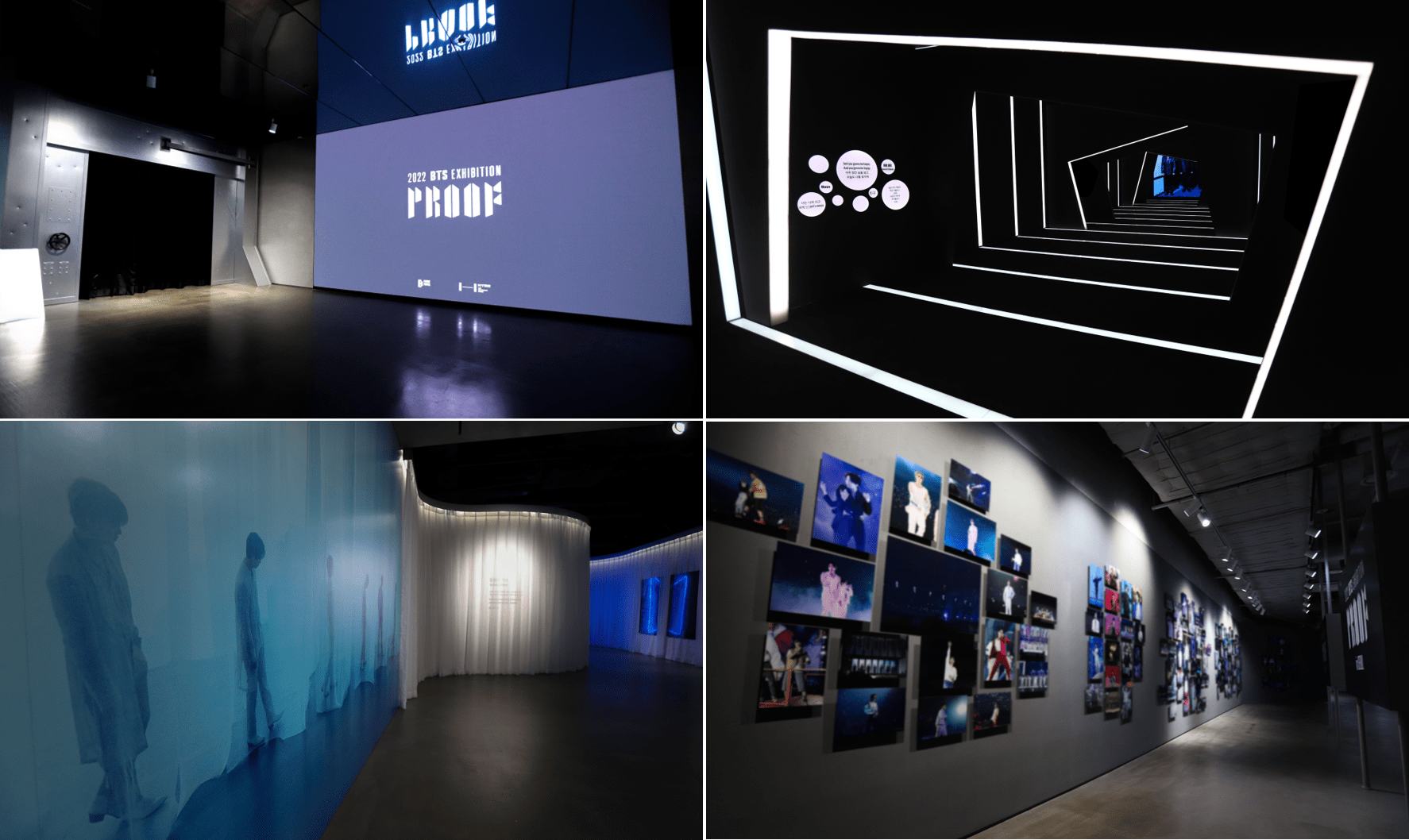 Interior view of 2022 BTS EXHIBITION: Proof in SEOUL